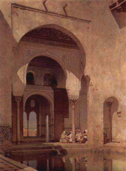 Adolf Seel Alhambra oil painting image